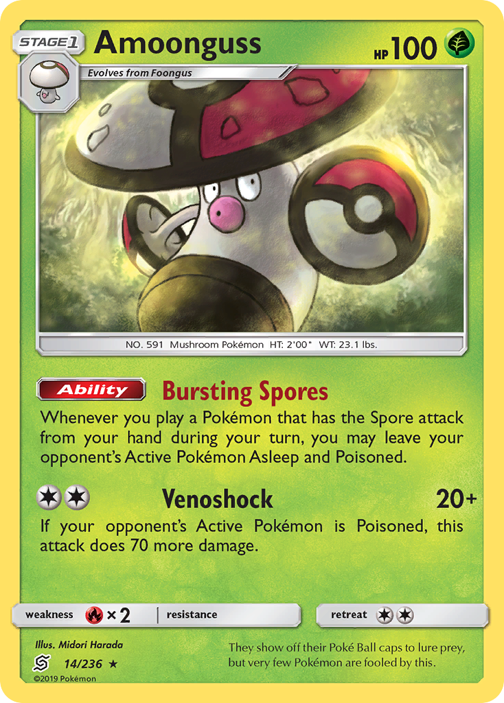 Amoonguss 14/236 Unified Minds