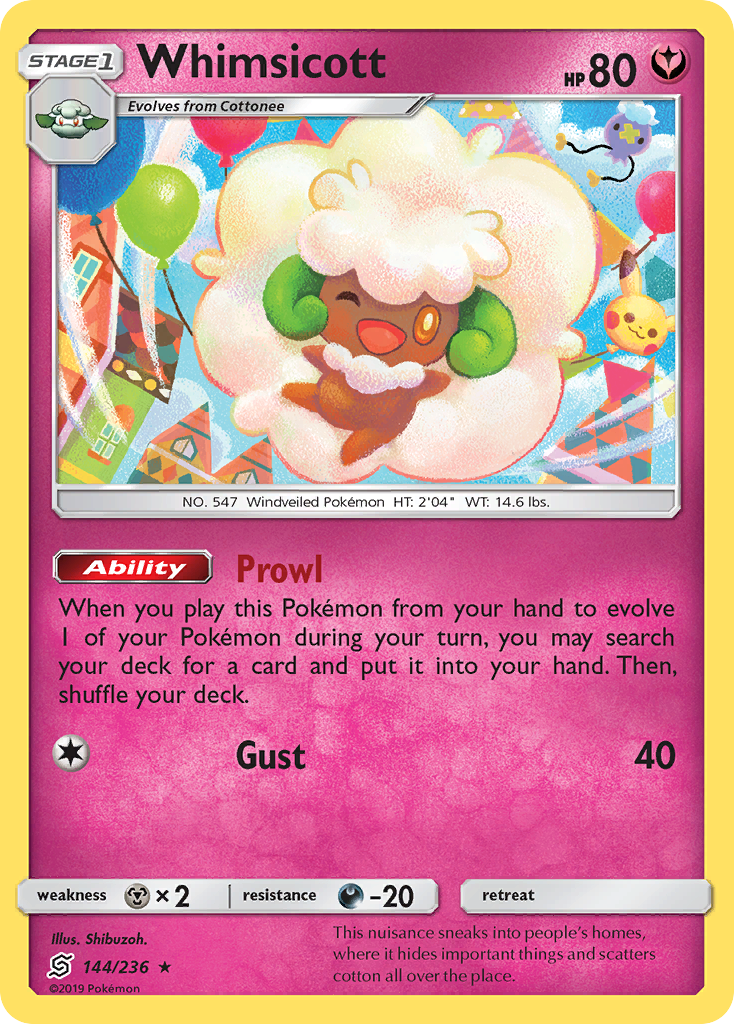 Whimsicott 144/236 Unified Minds