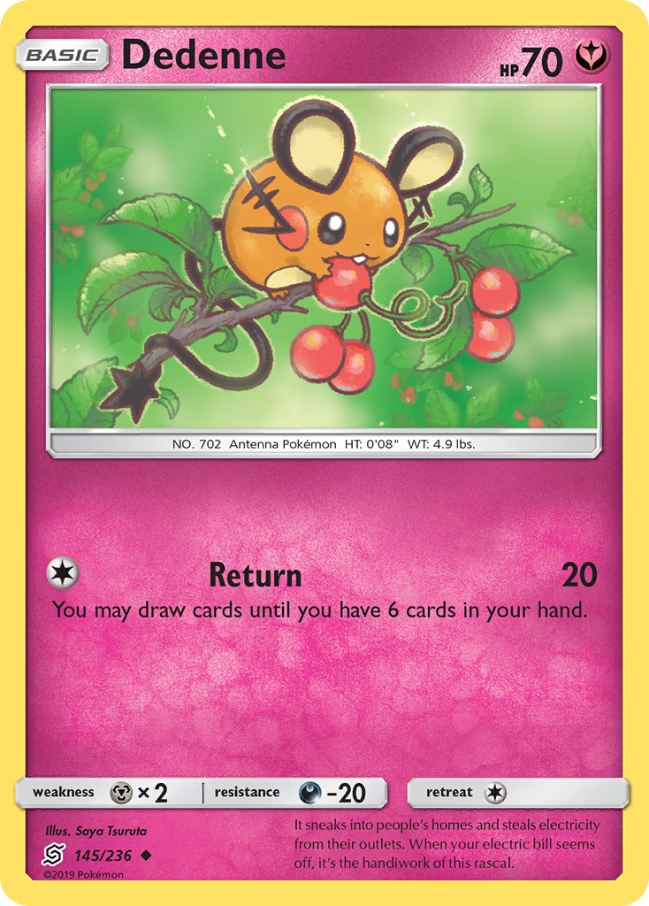Dedenne 145/236 Unified Minds