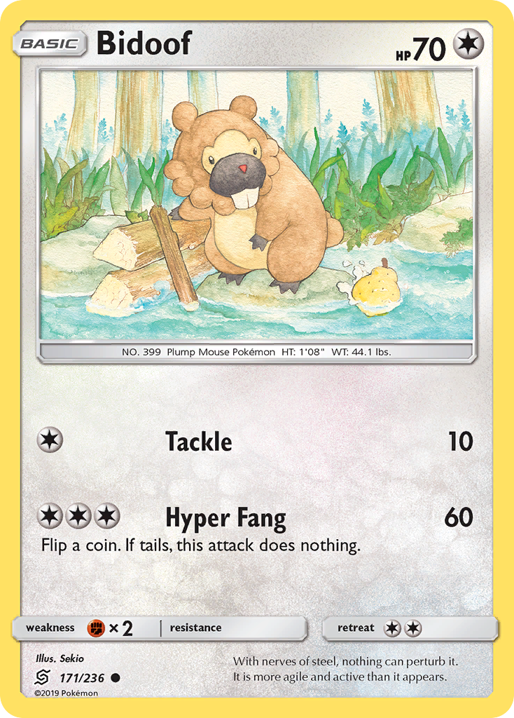 Bidoof 171/236 Unified Minds