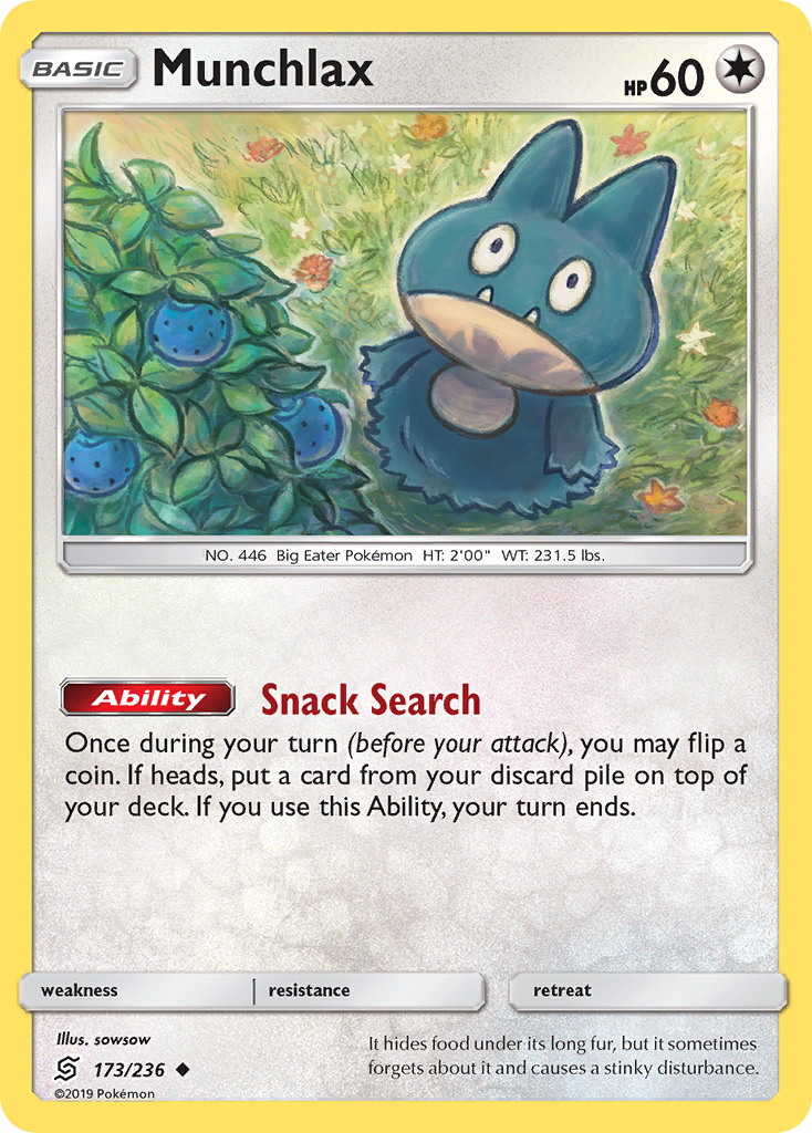 Munchlax 173/236 Unified Minds