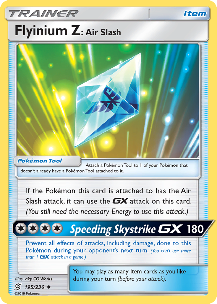 Flyinium Z: Air Slash 195/236 Unified Minds