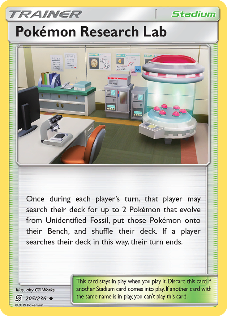 Pokémon Research Lab 205/236 Unified Minds