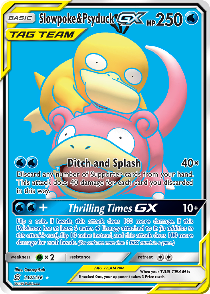 Slowpoke & Psyduck-GX 217/236 Unified Minds