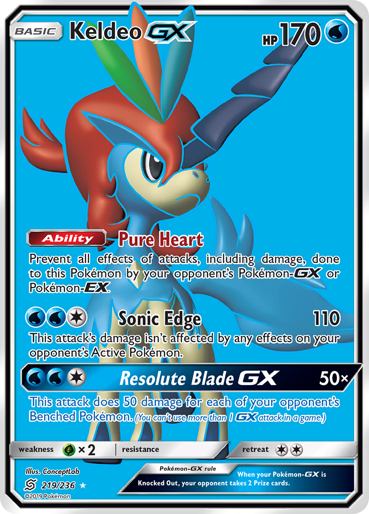 Keldeo-GX 219/236 Unified Minds