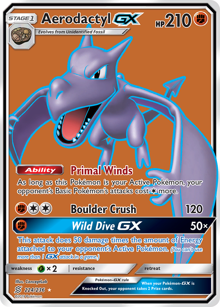 Aerodactyl-GX 224/236 Unified Minds