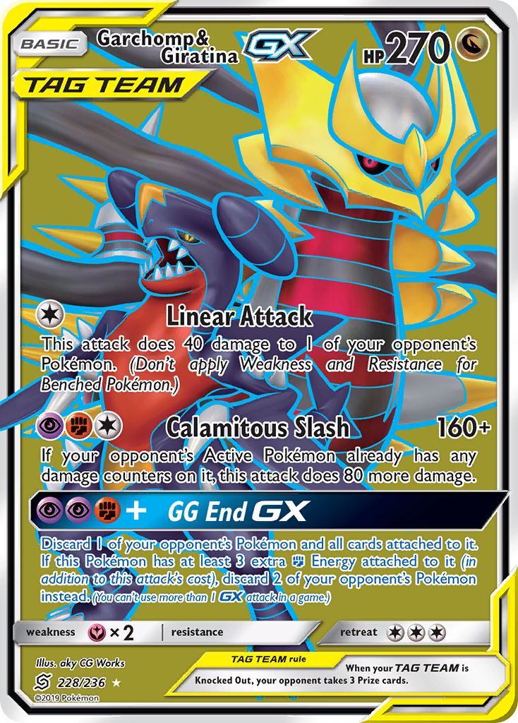 Garchomp & Giratina-GX 228/236 Unified Minds