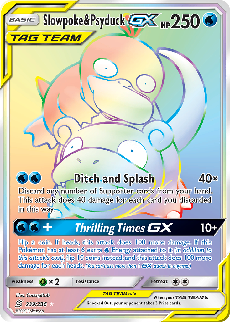Slowpoke & Psyduck-GX 239/236 Unified Minds