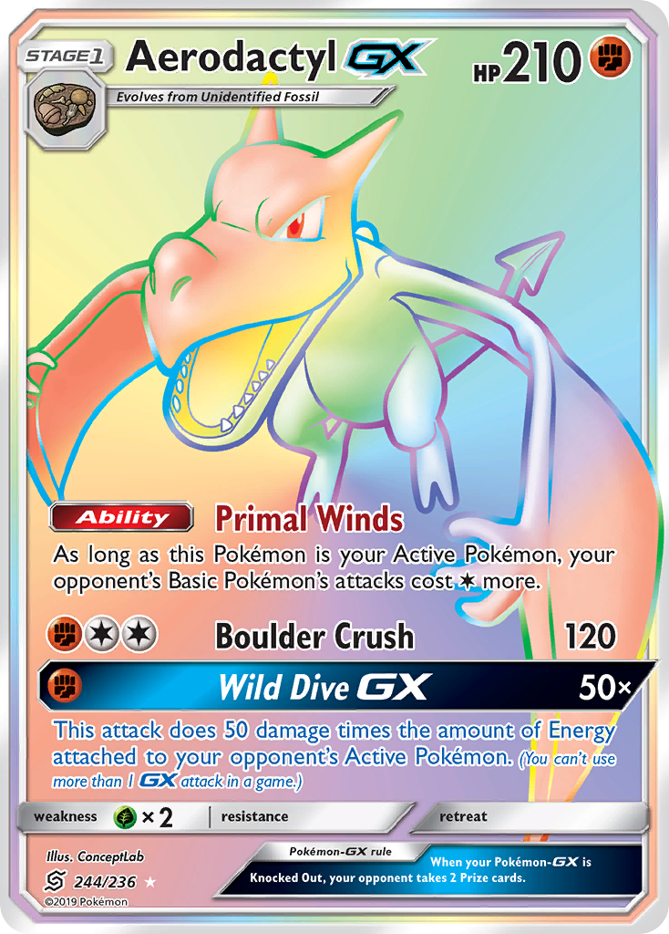 Aerodactyl-GX 244/236 Unified Minds