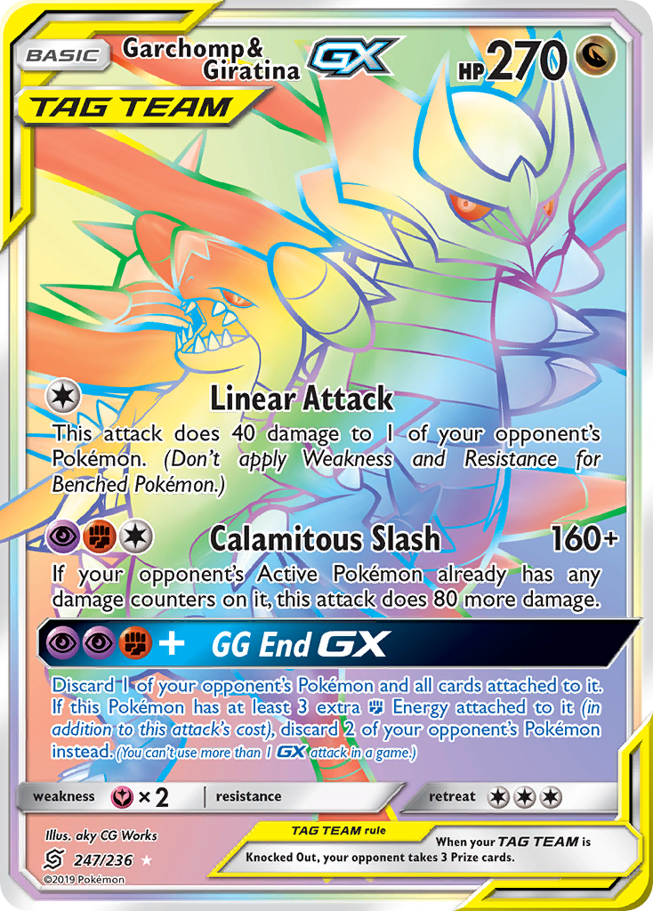 Garchomp & Giratina-GX 247/236 Unified Minds