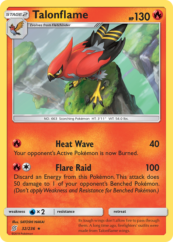 Talonflame 32/236 Unified Minds