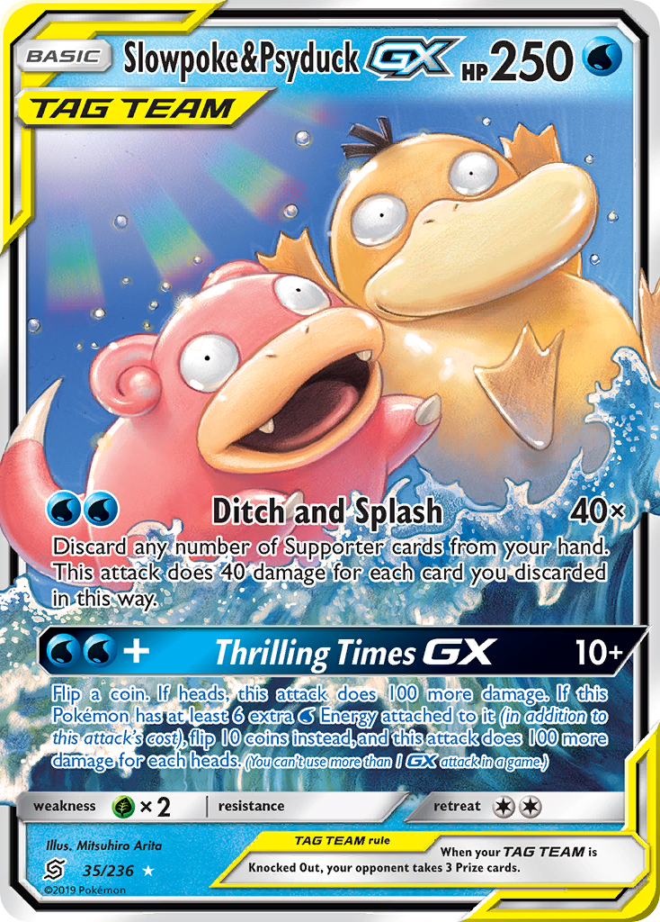 Slowpoke & Psyduck-GX 35/236 Unified Minds