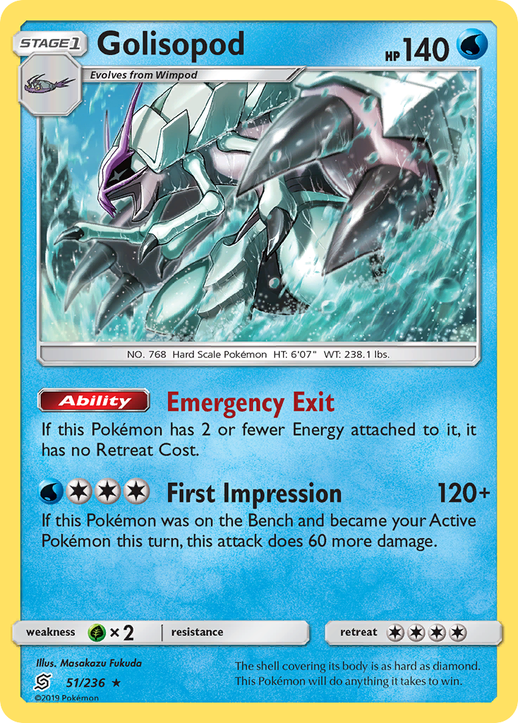Golisopod 51/236 Unified Minds