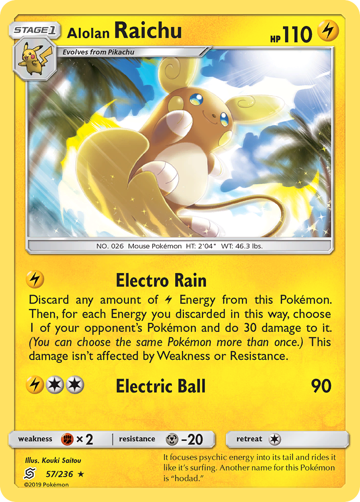 Alolan Raichu 57/236 Unified Minds