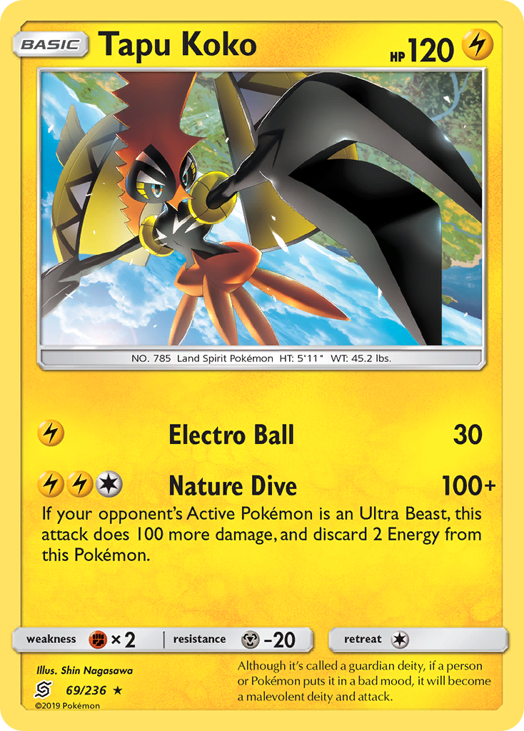 Tapu Koko 69/236 Unified Minds