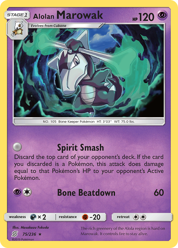 Alolan Marowak 75/236 Unified Minds