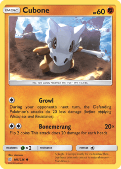Cubone 105/236 Unified Minds