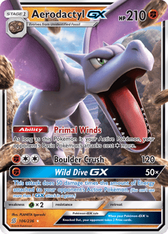 Aerodactyl-GX 106/236 Unified Minds