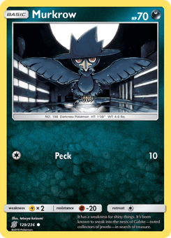 Murkrow 129/236 Unified Minds