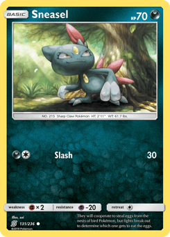 Sneasel 131/236 Unified Minds