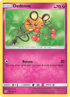 Dedenne 145/236 Unified Minds