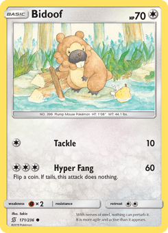 Bidoof 171/236 Unified Minds