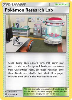 Pokémon Research Lab 205/236 Unified Minds