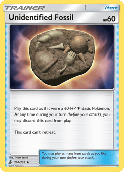 Unidentified Fossil 210/236 Unified Minds