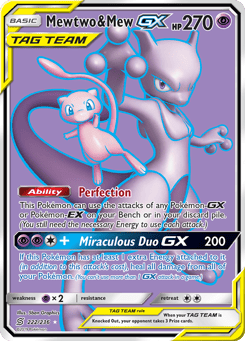 Mewtwo & Mew-GX 222/236 Unified Minds
