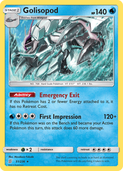 Golisopod 51/236 Unified Minds