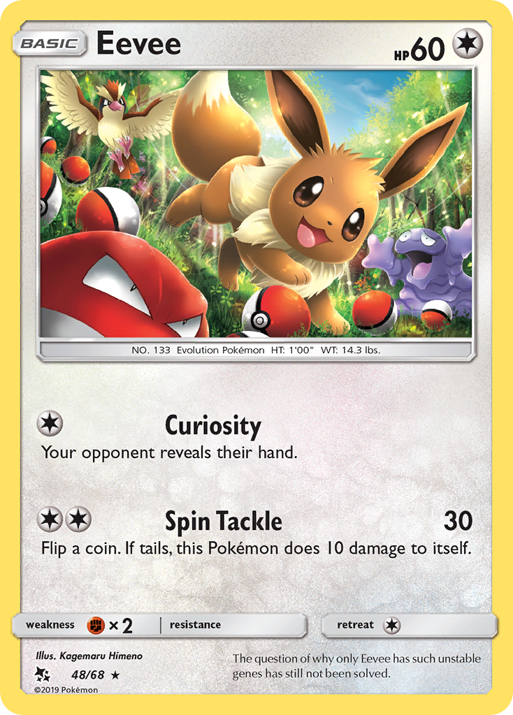 Eevee 48/68 Hidden Fates