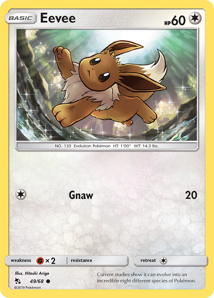 Eevee 49/68 Hidden Fates
