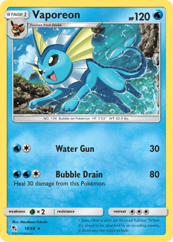 Vaporeon 18/68 Hidden Fates