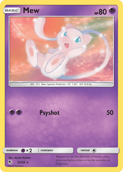 Mew 32/68 Hidden Fates