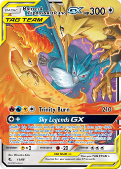 Moltres & Zapdos & Articuno-GX 44/68 Hidden Fates