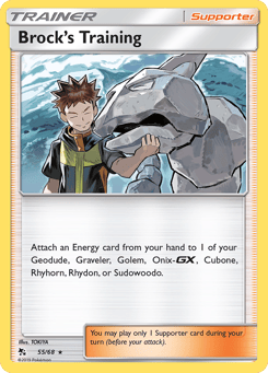 Brock's Training 55/68 Hidden Fates