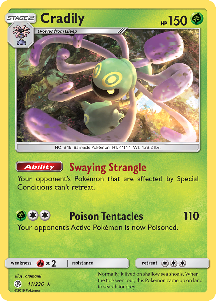 Cradily 11/236 Cosmic Eclipse