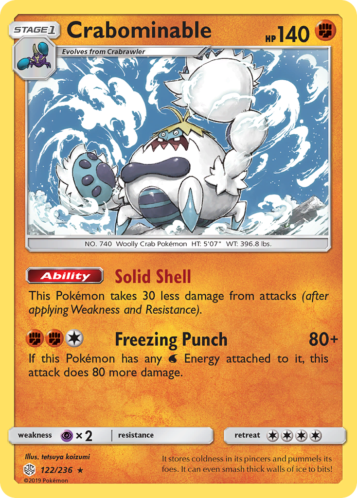 Crabominable 122/236 Cosmic Eclipse