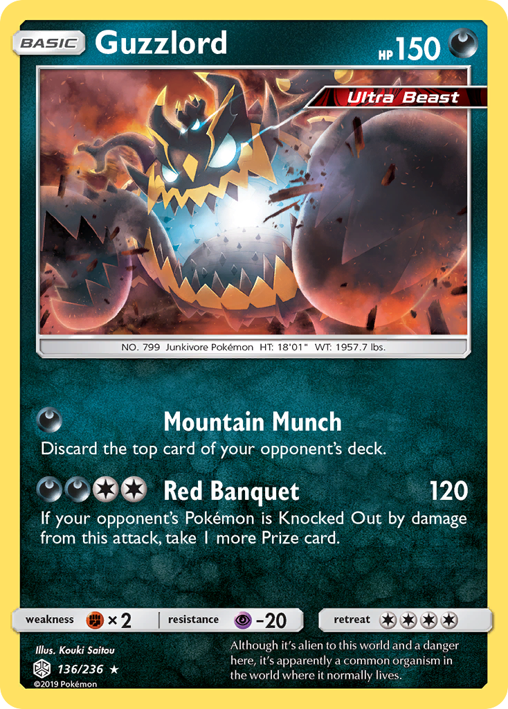 Guzzlord 136/236 Cosmic Eclipse