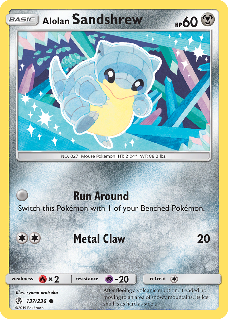 Alolan Sandshrew 137/236 Cosmic Eclipse