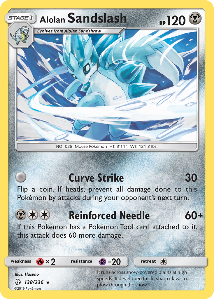 Alolan Sandslash 138/236 Cosmic Eclipse