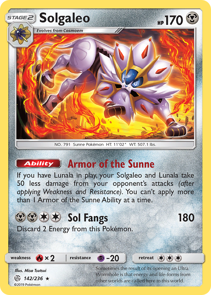 Solgaleo 142/236 Cosmic Eclipse
