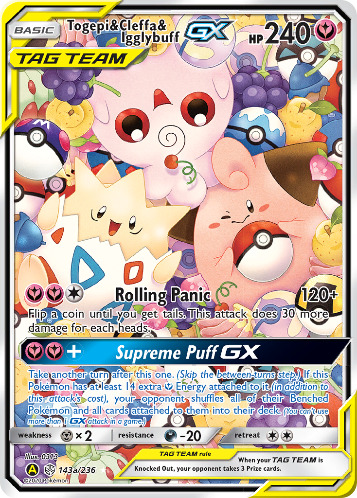 Togepi & Cleffa & Igglybuff-GX 143a/236 Cosmic Eclipse