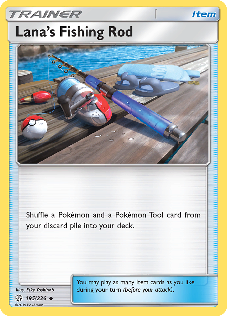 Lana's Fishing Rod 195/236 Cosmic Eclipse