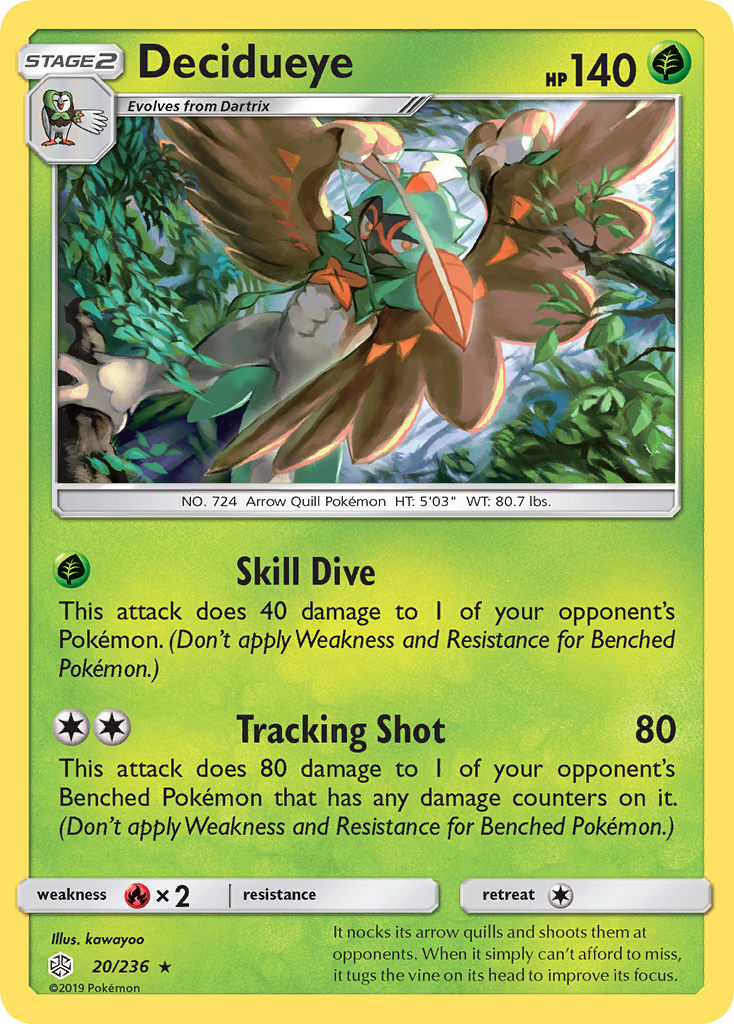 Decidueye 20/236 Cosmic Eclipse