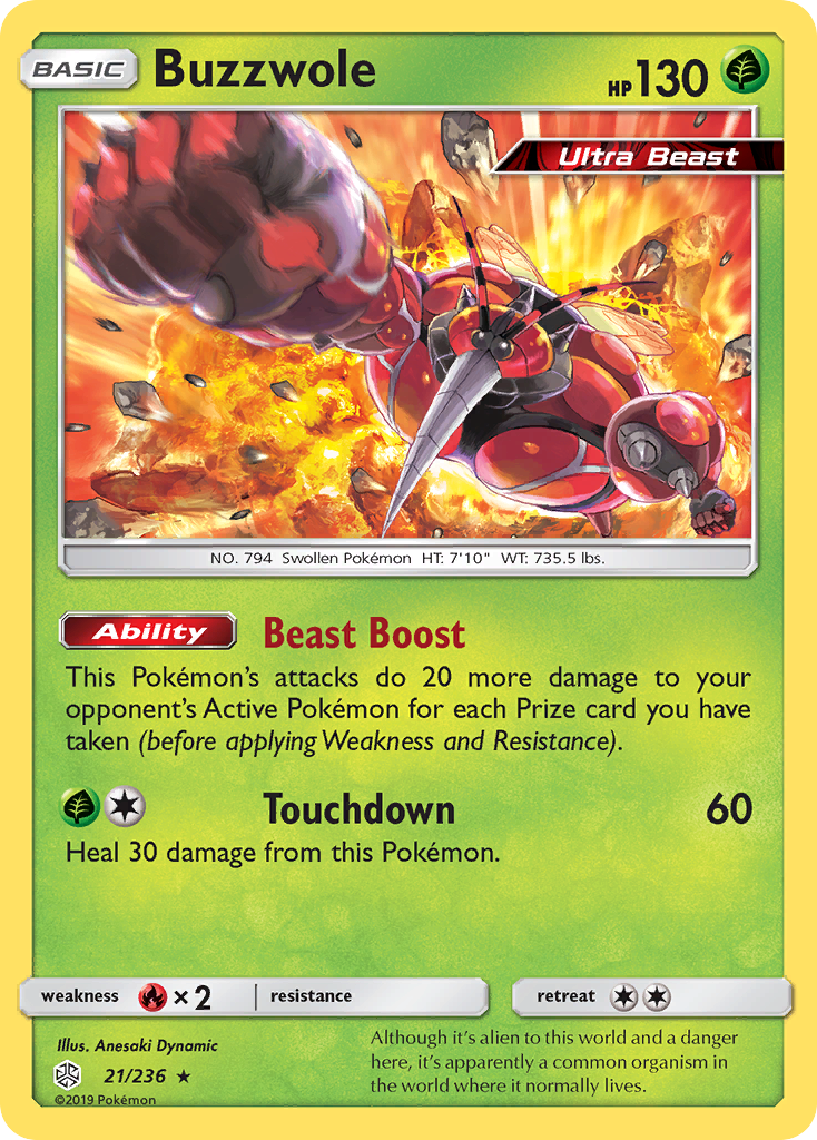 Buzzwole 21/236 Cosmic Eclipse