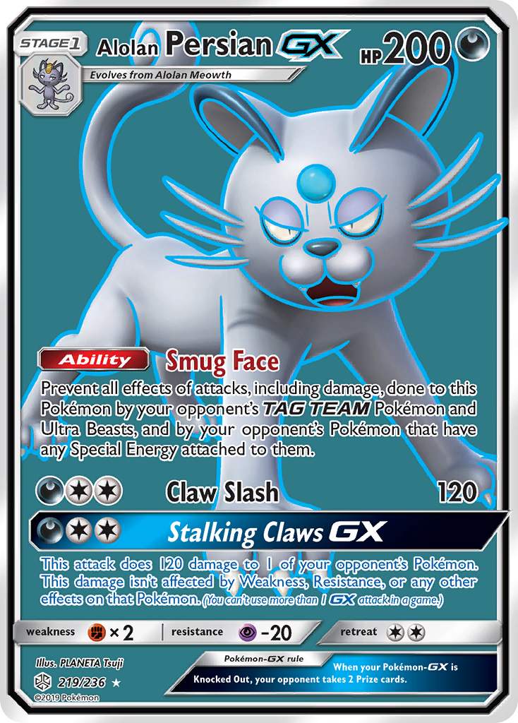Alolan Persian-GX 219/236 Cosmic Eclipse