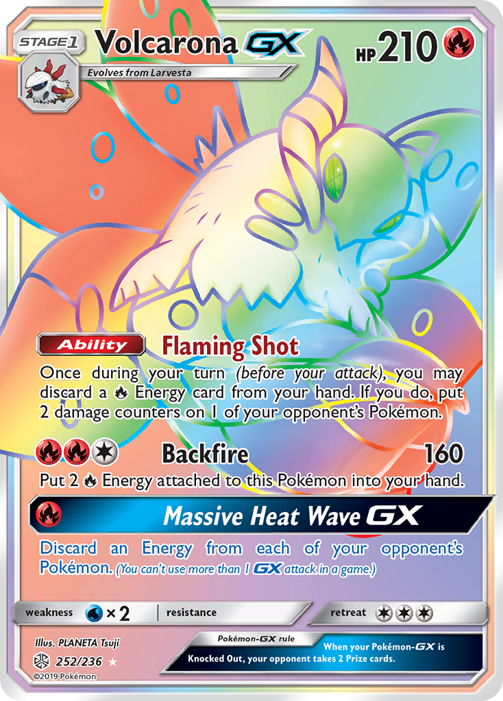 Volcarona-GX 252/236 Cosmic Eclipse