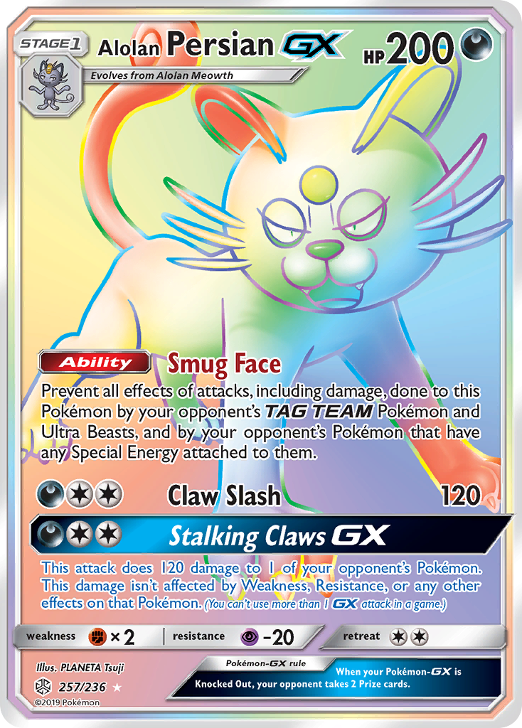 Alolan Persian-GX 257/236 Cosmic Eclipse