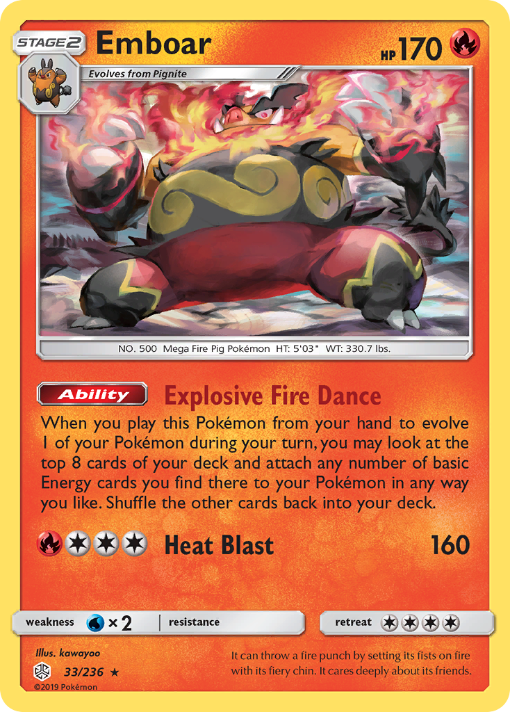 Emboar 33/236 Cosmic Eclipse